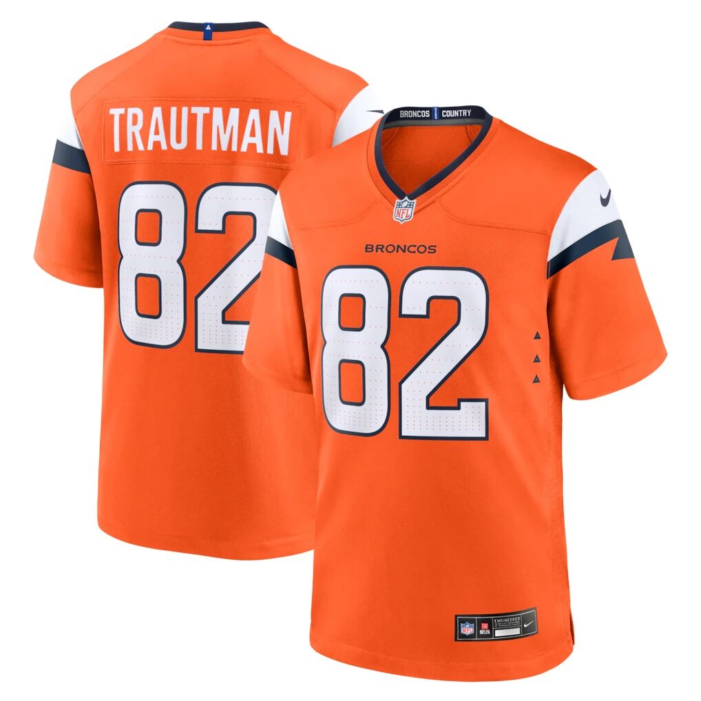 Adam Trautman Denver Broncos Nike Team Game Jersey