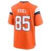 Lucas Krull Denver Broncos Nike Team Game Jersey - Orange - Detail View