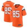 Lucas Krull Denver Broncos Nike Team Game Jersey - Orange - Front View