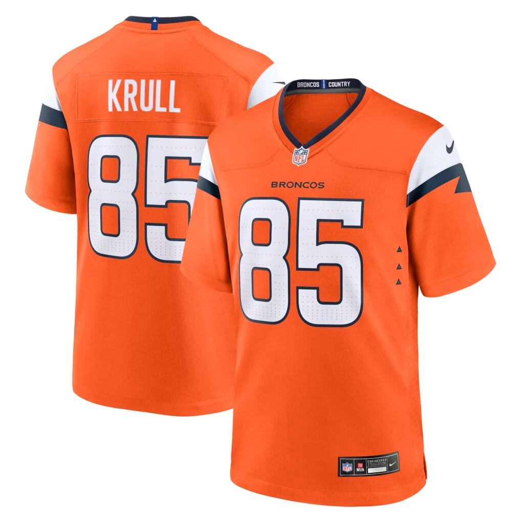 Lucas Krull Denver Broncos Nike Team Game Jersey