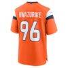 Eyioma Uwazurike Denver Broncos Nike Team Game Jersey - Orange - Detail View