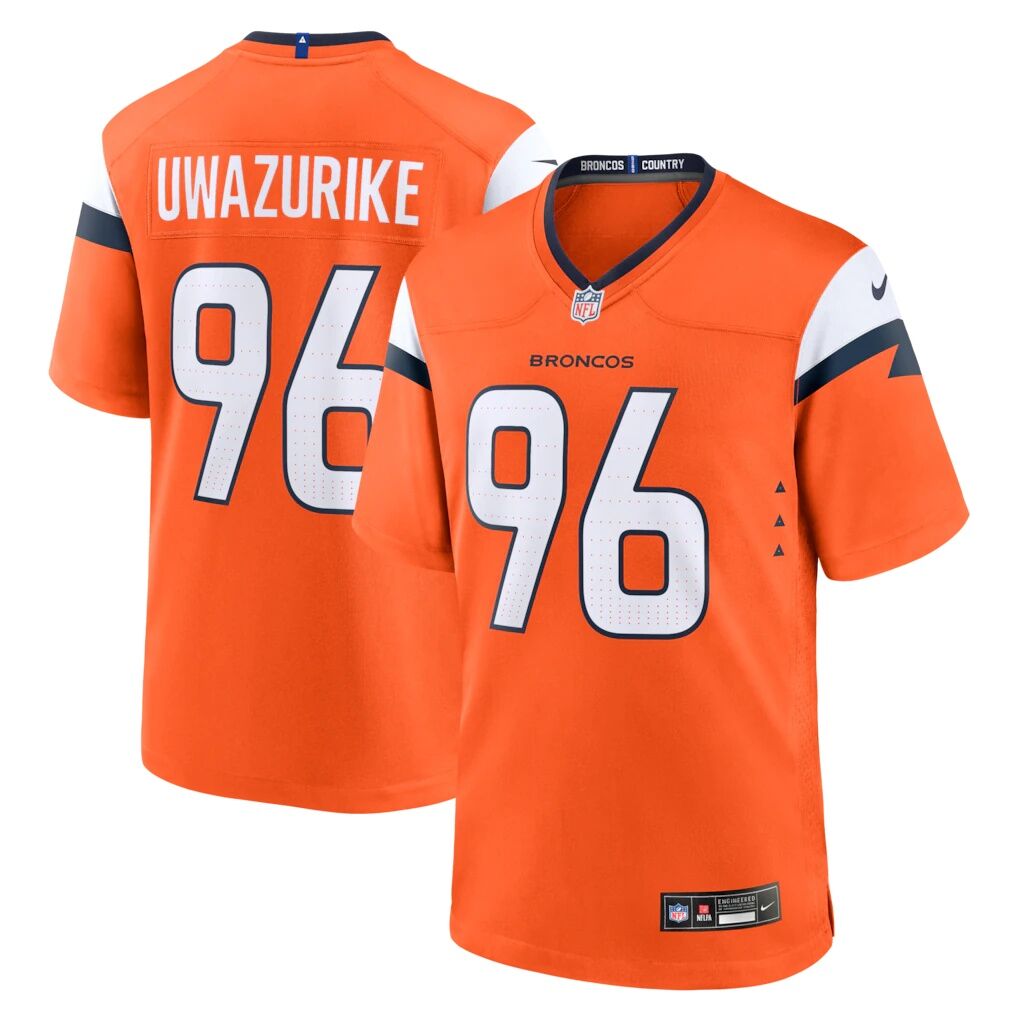 Eyioma Uwazurike Denver Broncos Nike Team Game Jersey