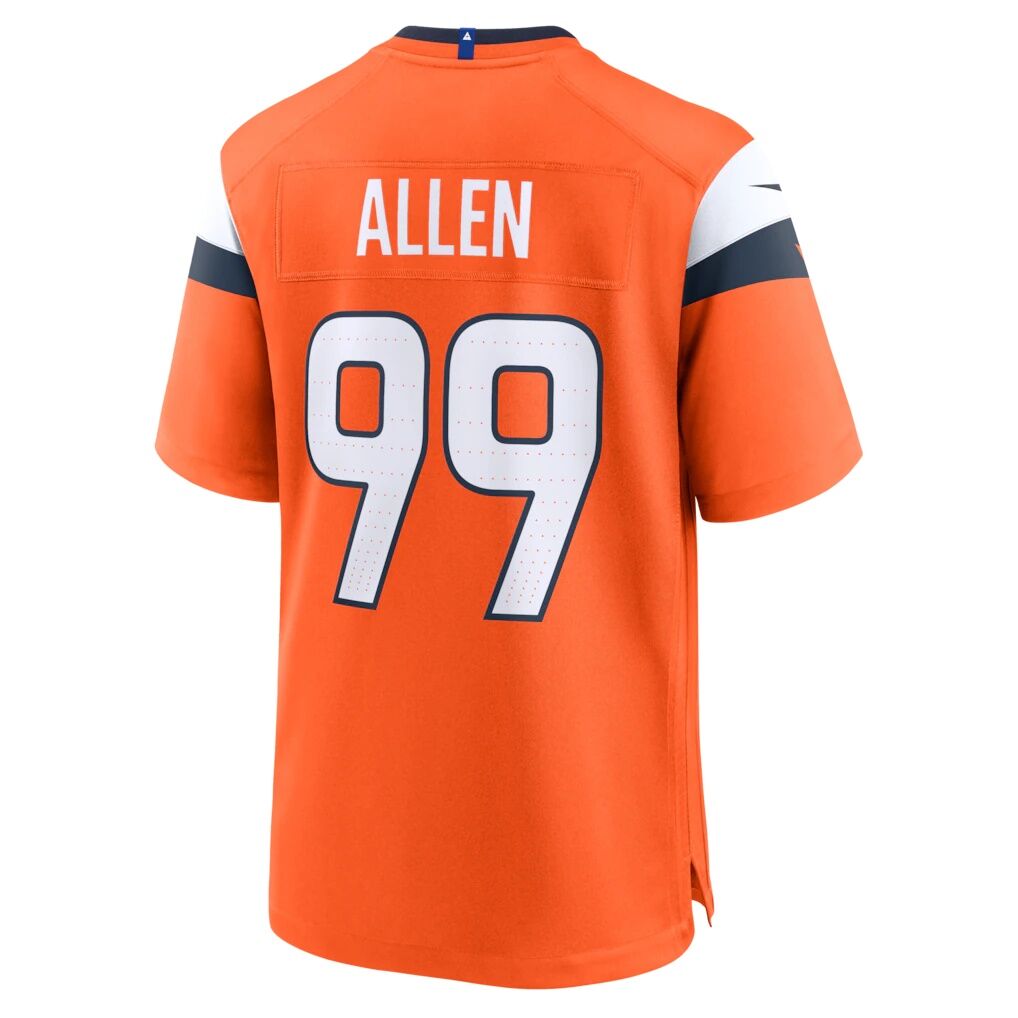 Zach Allen Denver Broncos Nike Team Game Jersey