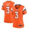 Wil Lutz Denver Broncos Nike Women's Team Game Jersey - Orange - Front View