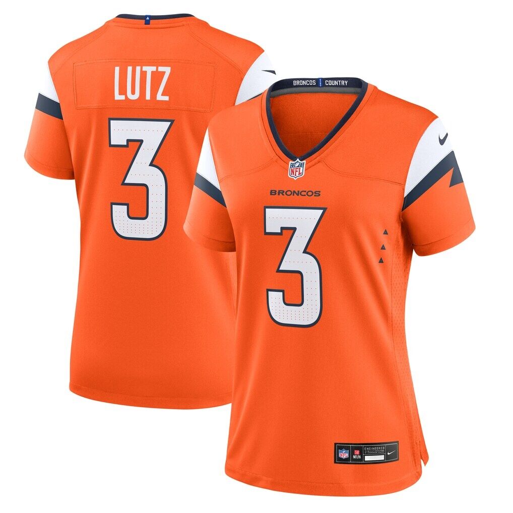 Wil Lutz Denver Broncos Nike Women's Team Game Jersey