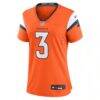 Wil Lutz Denver Broncos Nike Women's Team Game Jersey - Orange - Side View