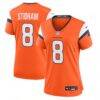 Jarrett Stidham Denver Broncos Nike Women's Team Game Jersey - Orange - Front View