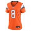 Jarrett Stidham Denver Broncos Nike Women's Team Game Jersey - Orange - Side View