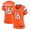 Troy Franklin Denver Broncos Nike Women's Team Game Jersey - Orange - Front View