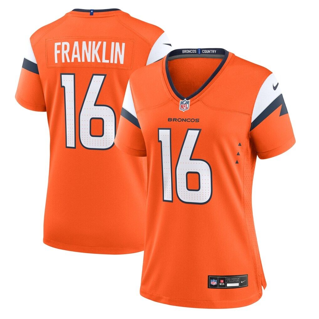 Troy Franklin Denver Broncos Nike Women's Team Game Jersey