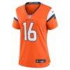Troy Franklin Denver Broncos Nike Women's Team Game Jersey - Orange - Side View