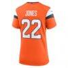Brandon Jones Denver Broncos Nike Women's Team Game Jersey - Orange - Detail View