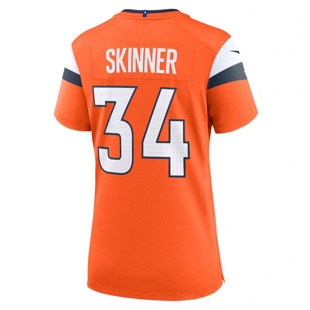 JL Skinner Denver Broncos Nike Women's Team Game Jersey