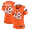 Mitchell Fraboni Denver Broncos Nike Women's Team Game Jersey - Orange - Front View