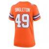 Alex Singleton Denver Broncos Nike Women's Alternate Game Jersey - Orange - Detail View
