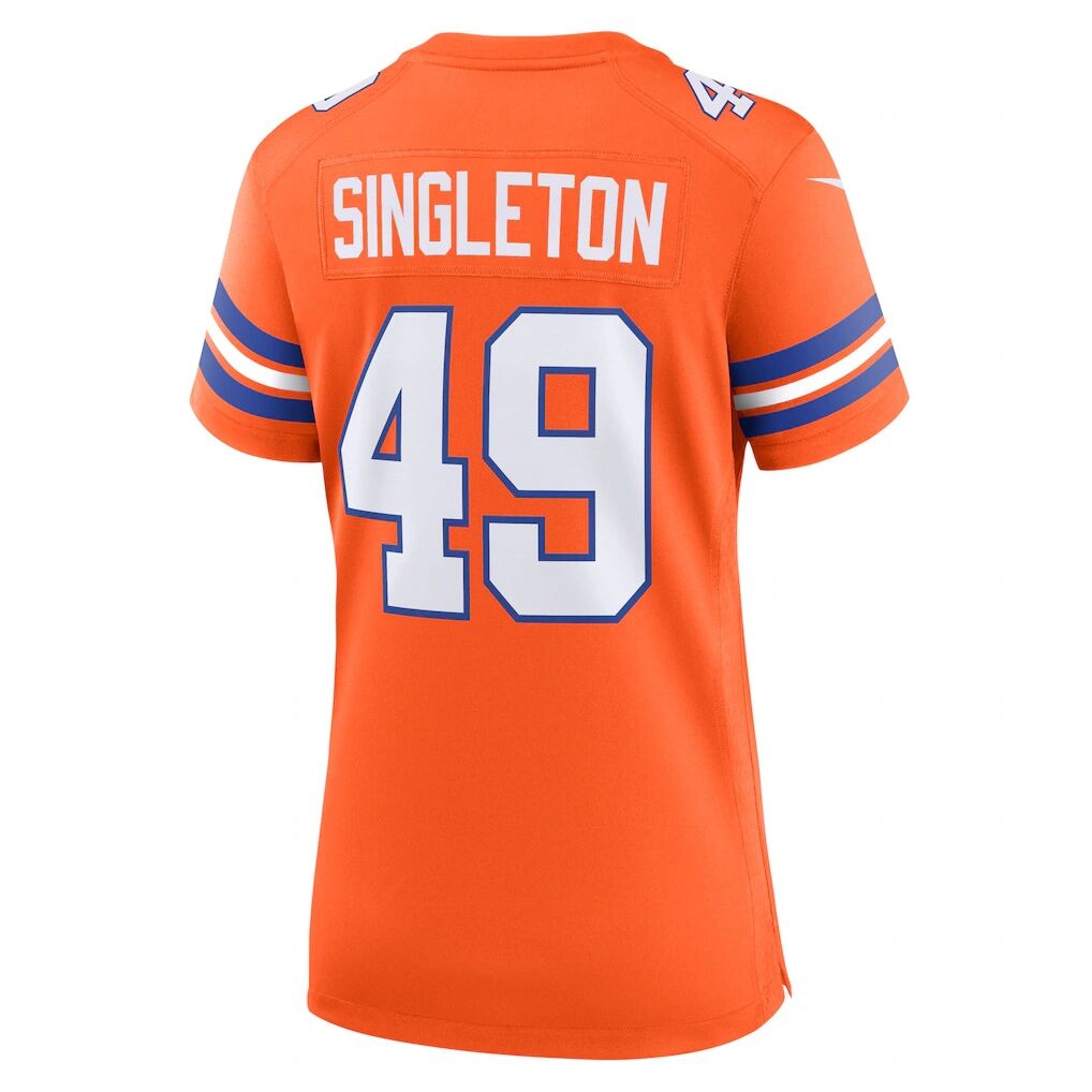 Alex Singleton Denver Broncos Nike Women's Alternate Game Jersey