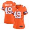 Alex Singleton Denver Broncos Nike Women's Alternate Game Jersey - Orange - Front View