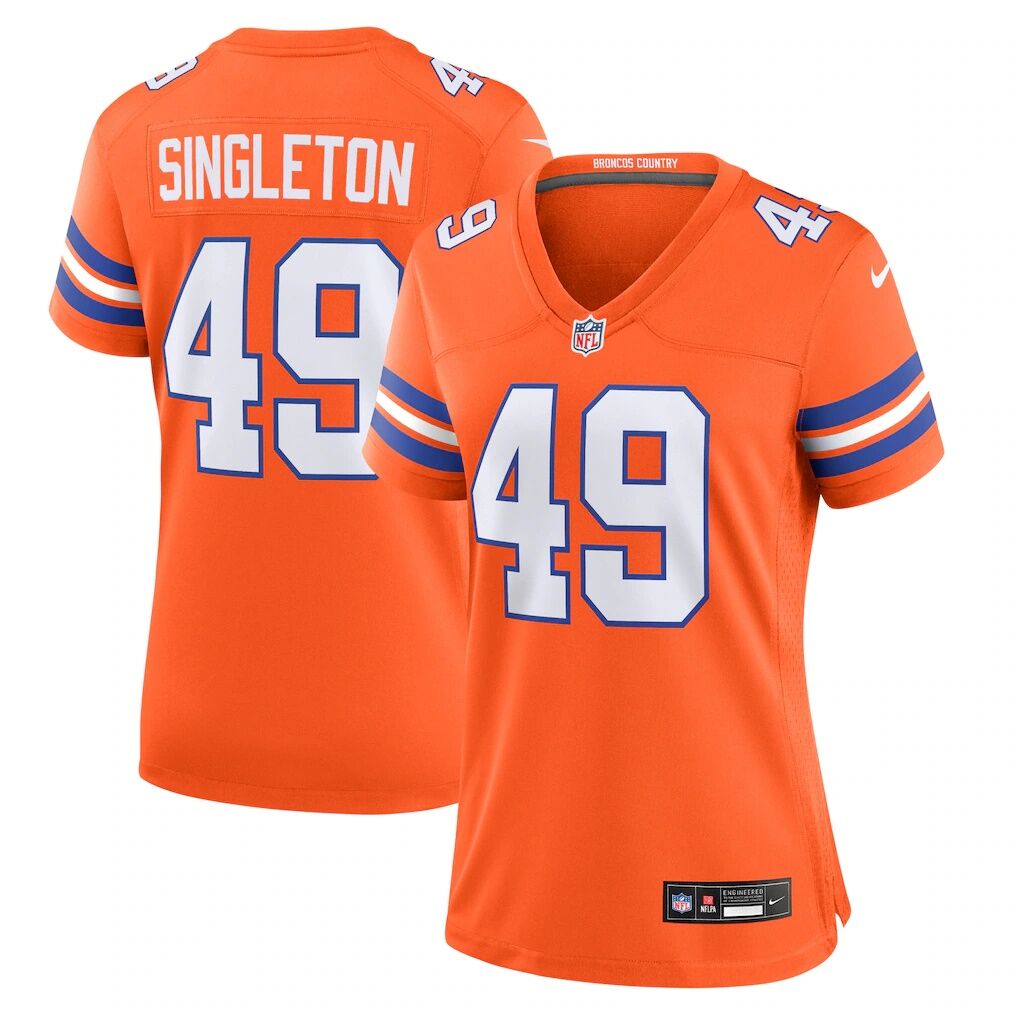 Alex Singleton Denver Broncos Nike Women's Alternate Game Jersey