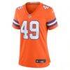 Alex Singleton Denver Broncos Nike Women's Alternate Game Jersey - Orange - Side View