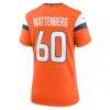 Luke Wattenberg Denver Broncos Nike Women's Team Game Jersey - Orange - Detail View