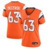 Alex Palczewski Denver Broncos Nike Women's Team Game Jersey - Orange - Front View