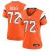 Garett Bolles Denver Broncos Nike Women's Team Game Jersey - Orange - Front View