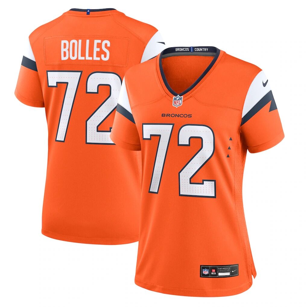 Garett Bolles Denver Broncos Nike Women's Team Game Jersey