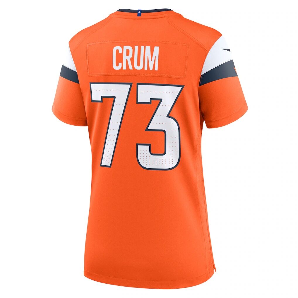 Frank Crum Denver Broncos Nike Women's Team Game Jersey