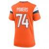 Ben Powers Denver Broncos Nike Women's Team Game Jersey - Orange - Detail View