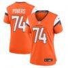 Ben Powers Denver Broncos Nike Women's Team Game Jersey - Orange - Front View