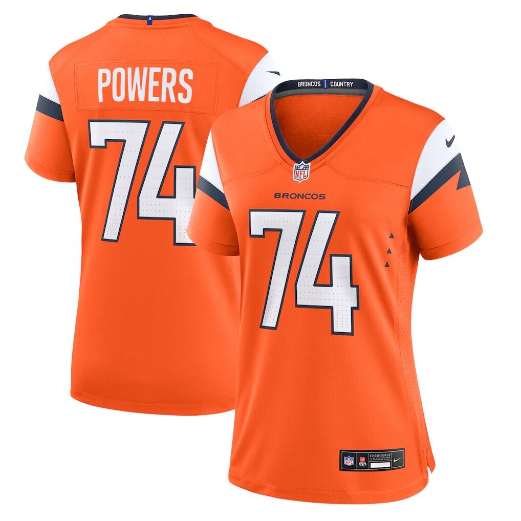 Ben Powers Denver Broncos Nike Women's Team Game Jersey