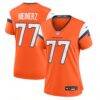 Quinn Meinerz Denver Broncos Nike Women's Team Game Jersey - Orange - Front View
