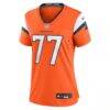 Quinn Meinerz Denver Broncos Nike Women's Team Game Jersey - Orange - Side View