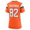 Adam Trautman Denver Broncos Nike Women's Team Game Jersey - Orange - Detail View