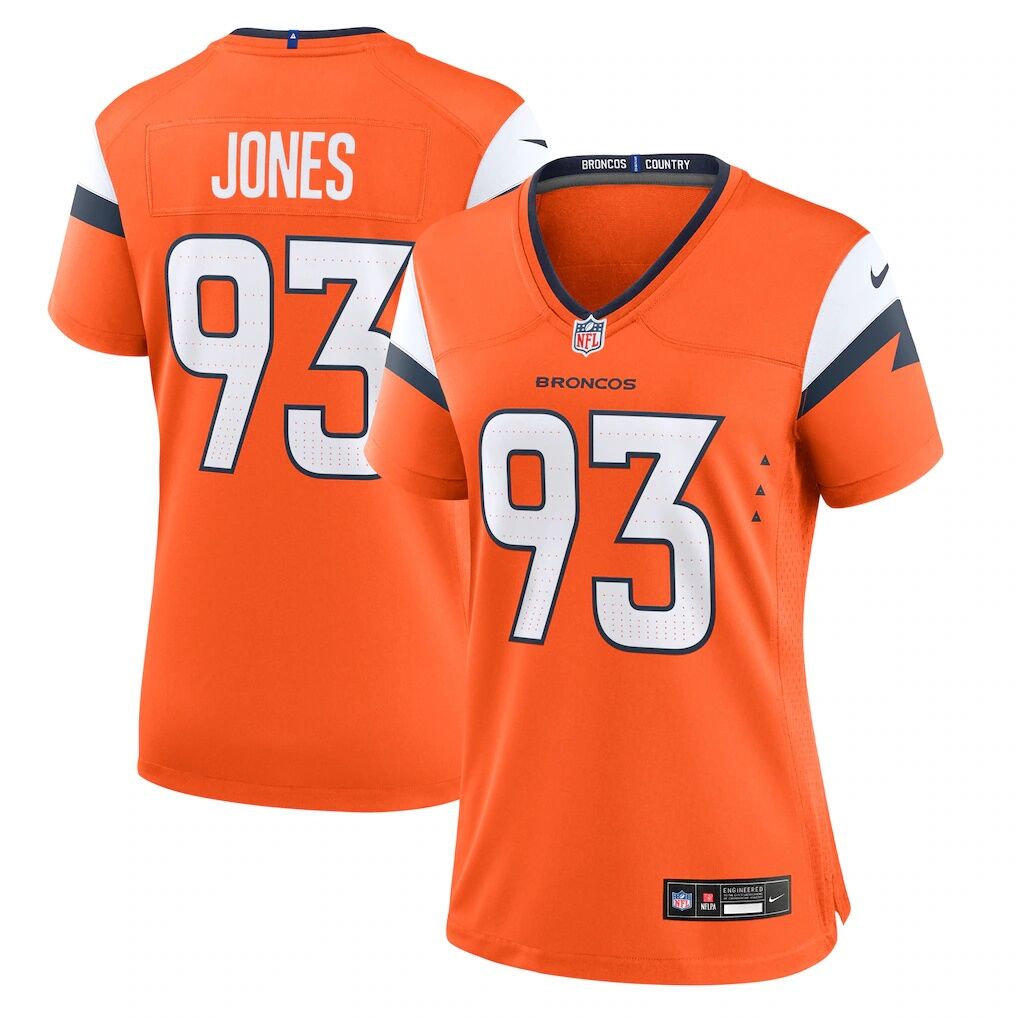 D.J. Jones Denver Broncos Nike Women's Team Game Jersey