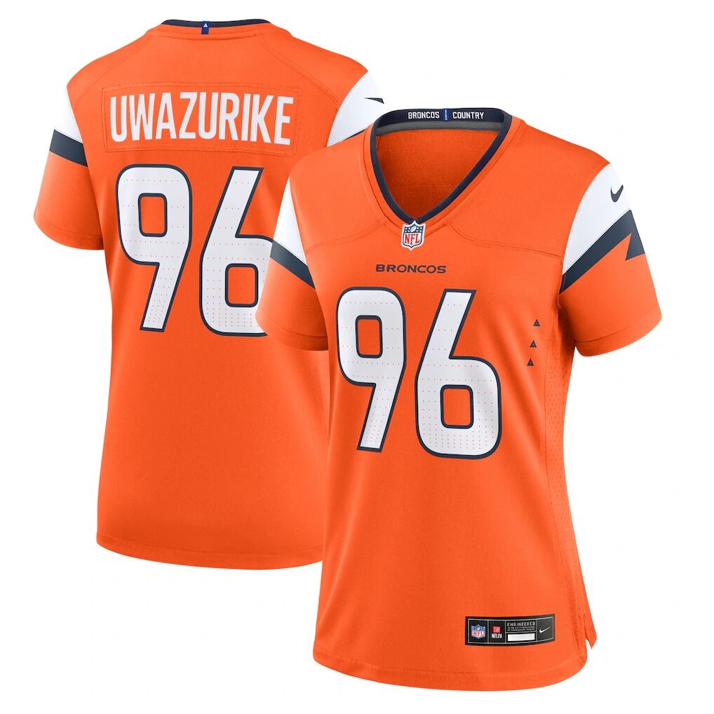 Eyioma Uwazurike Denver Broncos Nike Women's Team Game Jersey