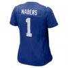 Malik Nabers New York Giants Nike Women's Game Jersey - - Detail View