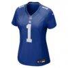 Malik Nabers New York Giants Nike Women's Game Jersey - - Side View