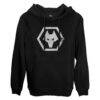Wolverhampton Wanderers 1863FC Bubble Fleece Pullover Hoodie - Black - Side View