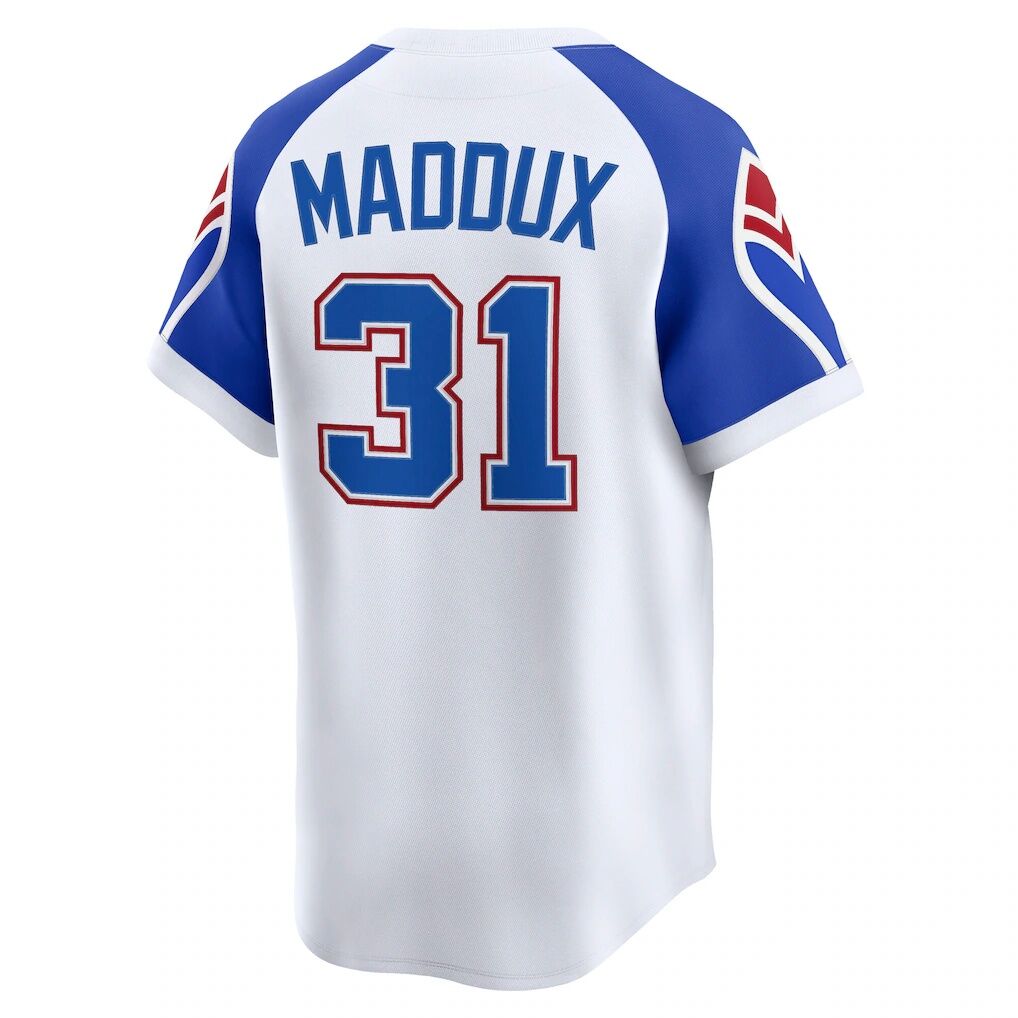 Greg Maddux Atlanta Braves Nike Throwback Cooperstown Collection Limited Jersey