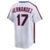 Keith Hernandez New York Mets Nike Cooperstown Collection Limited Jersey - White - Detail View