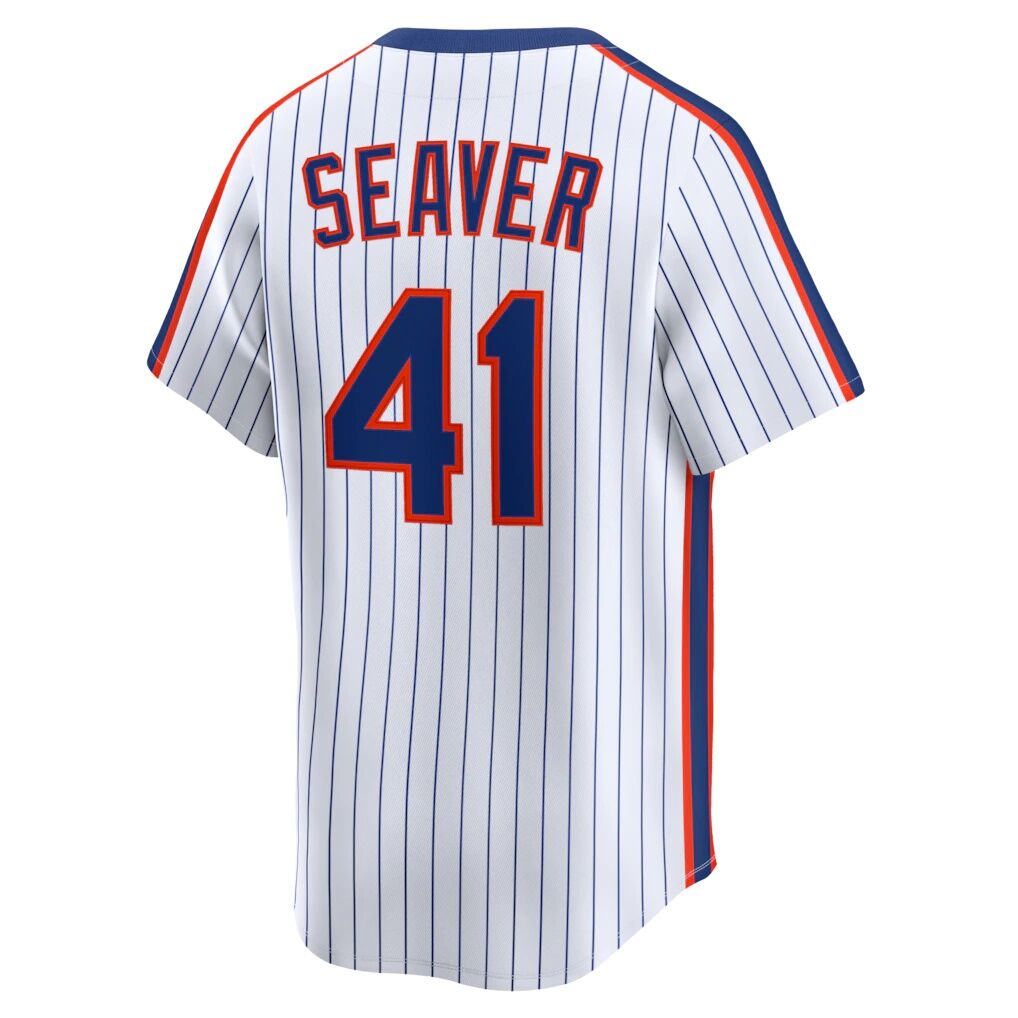 Tom Seaver New York Mets Nike Cooperstown Collection Limited Jersey