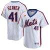 Tom Seaver New York Mets Nike Cooperstown Collection Limited Jersey - White - Front View
