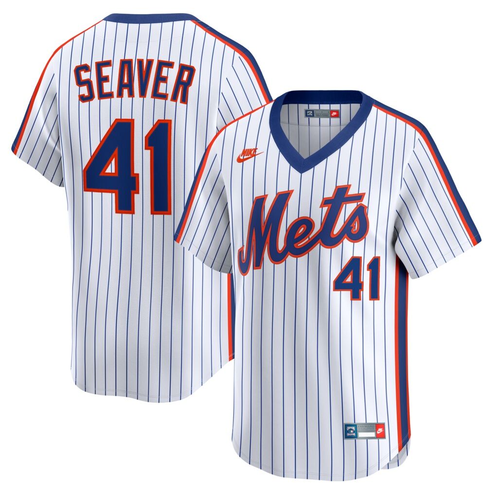Tom Seaver New York Mets Nike Cooperstown Collection Limited Jersey