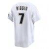 Craig Biggio Houston Astros Nike Throwback Cooperstown Collection Limited Jersey - White - Detail View