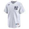 Yogi Berra New York Yankees Nike Cooperstown Collection Limited Jersey - White - Side View