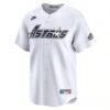 Jeff Bagwell Houston Astros Nike Throwback Cooperstown Collection Limited Jersey - White - Side View