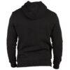 Brentford FC 1863FC Mono Badge Fleece Pullover Hoodie Sweatshirt - Black - Detail View