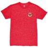 Brentford FC 1863FC Left Color Badge Retro Tri-Blend T-Shirt - Red - Side View