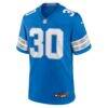 Khalil Dorsey Detroit Lions Nike Team Game Jersey - Blue - Side View